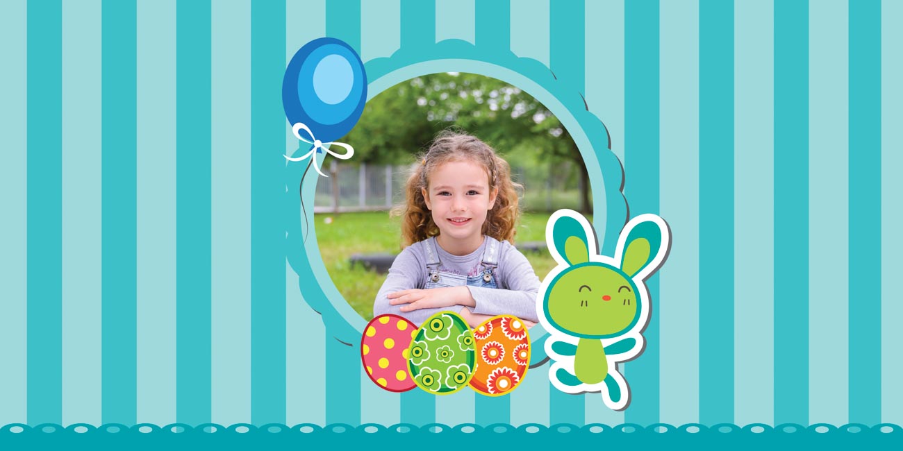 Κούπα πασχαλινή μπλε